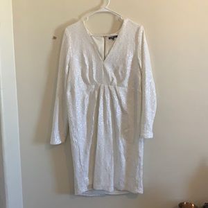 Plus size sequin dress